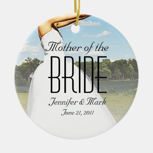 Meadow Bride Personalized Ornament (Voorkant)