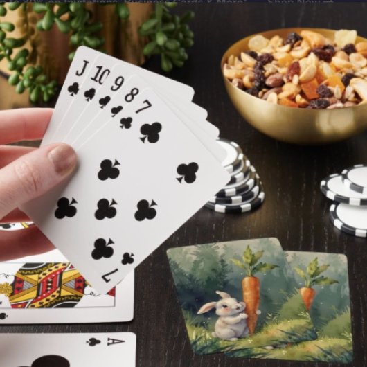 Meadow Bunny Dreams : Cartes de Jeu Whimsical