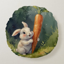 Meadow Bunny Dreams: grillige ronde kussen