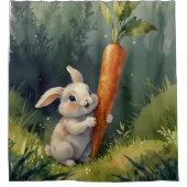 Meadow Bunny Dreams : Rideau de douche Whimsical (Devant)