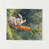 Meadow Bunny Dreams : Tapisserie Whimsical (Devant (Horizontal))