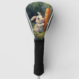 Meadow Bunny Dreams: Whimsical Golf Head Hoesje Golfheadcover