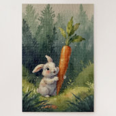 Meadow Bunny Dreams : Whimsical Puzzle (Vertical)