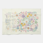 Meadow Calendar Kitchen Towel Theedoek (Horizontaal)