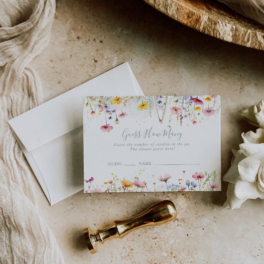 Meadow Fleur sauvage Devine Combien De Carte De Je