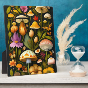 Meadow Flora   Modern Haeckel Tabletop Fotoplaat