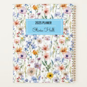 meadow floral Back to School Supplies Teachers Planner (Achterkant)