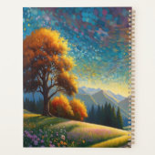 Meadow Flowers Colorful Art Planner (Achterkant)
