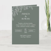 Meadow Flowers Sirocco Green All-in-One Wedding (Voorkant)