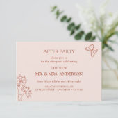 Meadow Flowers Wedding After - Feest Kaart (Staand voorkant)