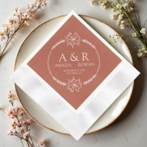 Meadow Flowers Wedding Monogram Namen