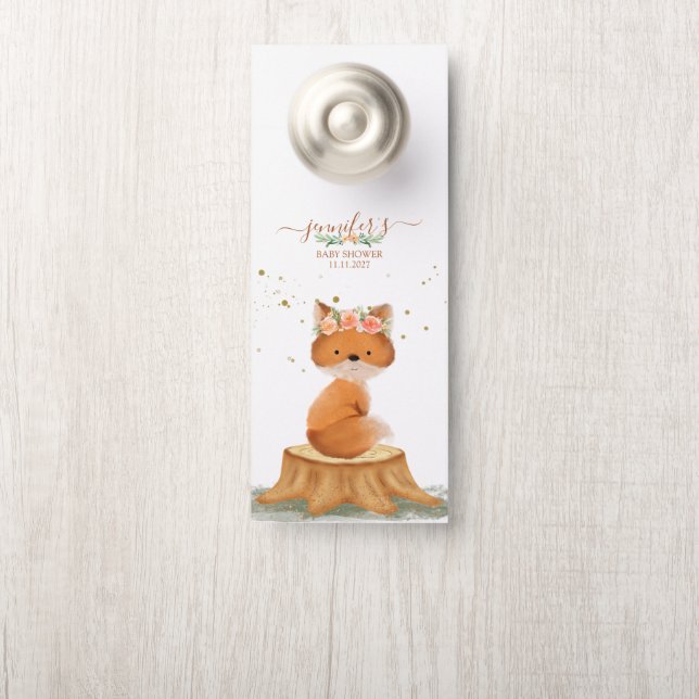 Meadow Fox Baby Borrel (Op knop)
