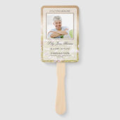 Meadow Funeral Programme | In het liefdevol geheug Handwaaier (Voorkant)