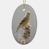 Meadow Goldfinch Keramisch Ornament (Links)