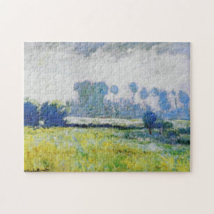 Meadow in Giverny Morning Monet Fine Art Legpuzzel