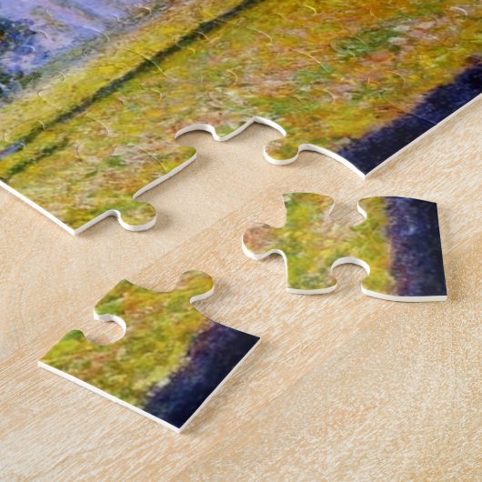 Meadow in Limetz Monet Fine Art Legpuzzel (Zijkant)