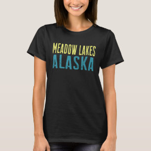 Meadow Lakes Alaska Pacifische kust Gestapeld T-shirt