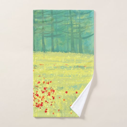 Meadow Landscape (Serviette à main)