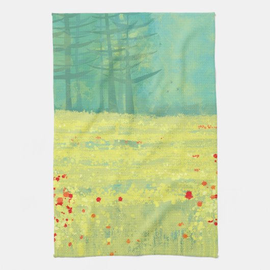 Meadow Landschap Theedoek (Verticaal)