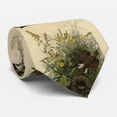 Meadow Lark van de Amerikaanse vogels van Audubon Stropdas (Opgerold)