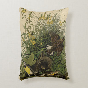 Meadow Larkfrom Audubon's Birds of America Accent Kussen