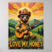 Meadow Melodies: Beer's Sunset Song Poster (Voorkant)