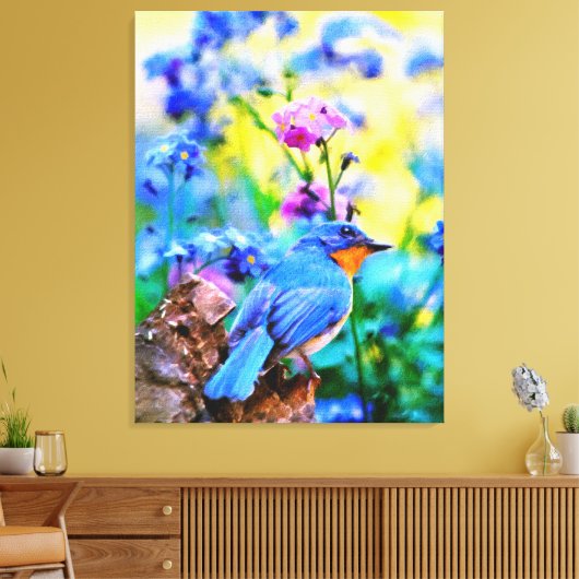 Meadow Melody Canvas Afdruk (Insitu (Woonkamer))