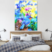 Meadow Melody Canvas Afdruk (Insitu (Slaapkamer))