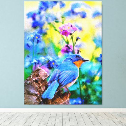 Meadow Melody Canvas Afdruk (Insitu (Houten vloer))