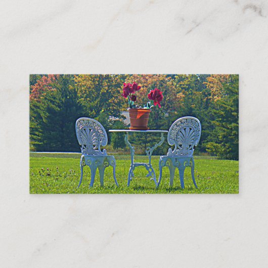 Meadow of Love Feuilles d'automne Mariage Carte d' (Devant)