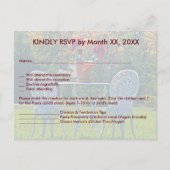 Meadow of Love Mariage d'automne RSVP Menu Carte p (Devant)