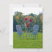 Meadow of Love Rehearsal Dinner Invitation Kaart (Achterkant)