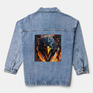 "Meadow Serenity: Wildflower Bliss Design" Denim Jacket