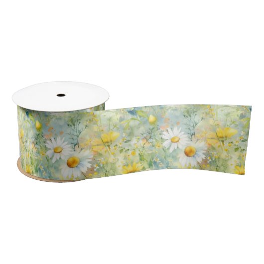 Meadow Wildflower Elegant Summer Natuur Boho Lint (Spoel)