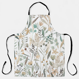 Meadow Wildflower: Waterverf charme. Schort
