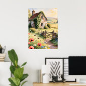 Meadowlight Cottage Poster (Thuiskantoor)