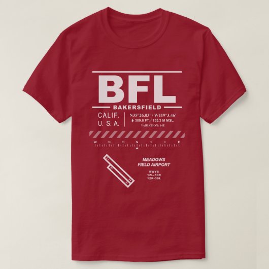 Meadows Field Airport T-Shirt BFL (Design devant)