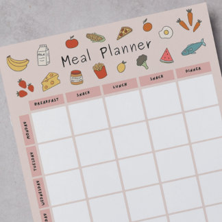 Meal Planner Notitieblok