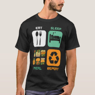 Meal Prep Ideas Weight Loss Fitness Container Reci T-shirt