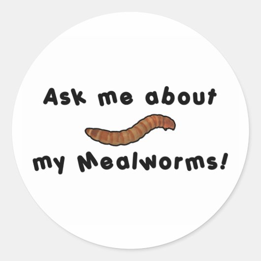 Mealworm Sticker (Voorkant)