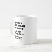 Mean and Stuff Funny Mug (Devant gauche)