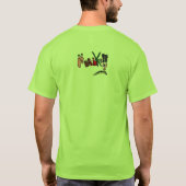 MEAN, GROEN, DANKMACHINE! T-SHIRT (Achterkant)