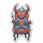 Mean judging demon sticker (Voorkant)