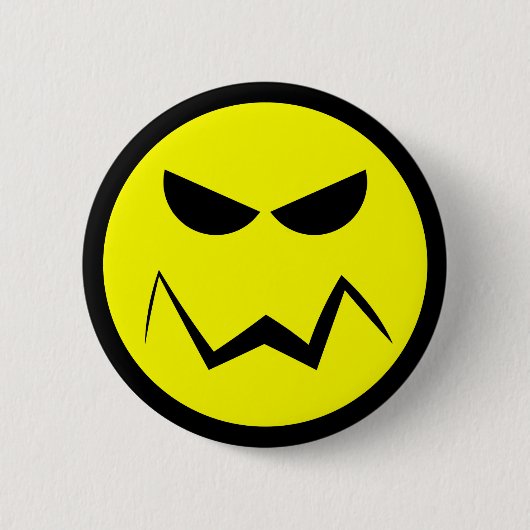 Mean Mister Face Button (Voorkant)