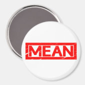 Mean Stamp Magneet (Voorkant / Achterkant)