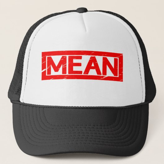 Mean Stamp Trucker Pet (Voorkant)