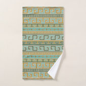 Meander Pattern - Griekse sleutelversiering #2 Bad Handdoek (Handdoek)