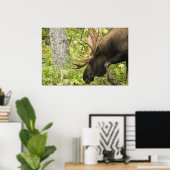 Meandering Moose Poster (Thuiskantoor)