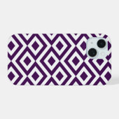 Méandre Violet et Blanc (Verso Horizontal)