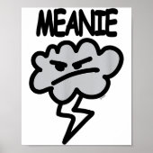 Meanie Cloud Lightning Funny Poster (Voorkant)